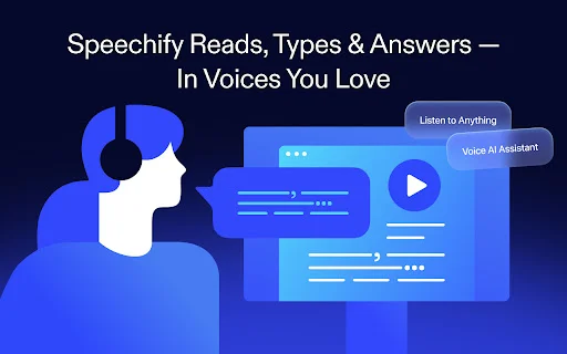 Speechify ডাউনলোড করুন – সেরা টেক্সট টু স্পিচ অ্যাপ - Screenshot 1