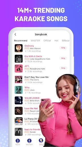 StarMaker ডাউনলোড করুন – সেরা কারাওকে এবং মিউজিক অ্যাপ - Screenshot 3