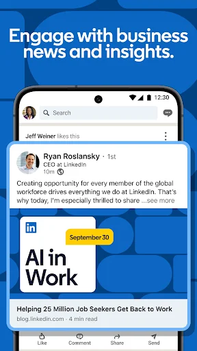LinkedIn অ্যাপ ডাউনলোড করুন – প্রফেশনাল ক্যারিয়ার গড়ুন সেরা উপায়ে - Screenshot 5