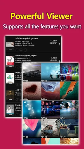 CherieViewer ডাউনলোড করুন – ইপাব, কমিকস ও ফাইল ভিউয়ার - Screenshot 1