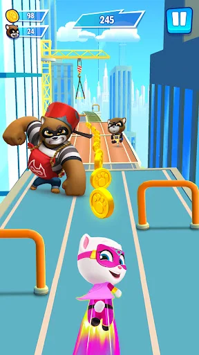 Talking Tom: Hero Dash Run ডাউনলোড করুন – সেরা অ্যাকশন গেম - Screenshot 8