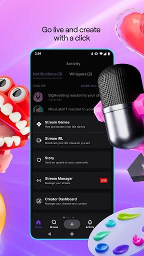 Twitch ডাউনলোড করুন – লাইভ স্ট্রিমিং এবং গেমিং কমিউনিটি - Screenshot 5