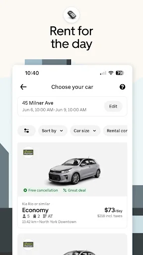 Uber ডাউনলোড করুন – রাইড শেয়ারিং এবং ট্যাক্সি সার্ভিস অ্যাপ - Screenshot 6