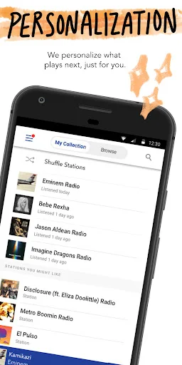 Pandora Music & Podcasts ডাউনলোড করুন – সেরা মিউজিক স্ট্রিমিং - Screenshot 2