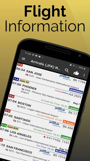 Fort Lauderdale Flights ডাউনলোড করুন – ফ্লাইট ট্র্যাকার অ্যাপ - Screenshot 1