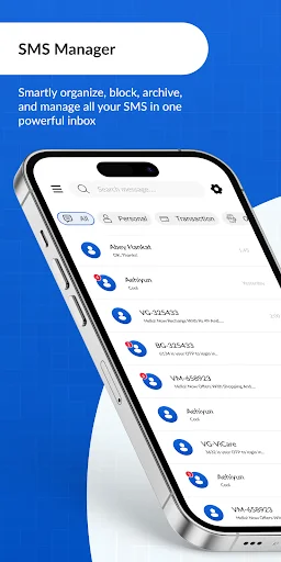 Messages – SMS & Chat Manager ডাউনলোড করুন – নিরাপদ মেসেজিং অ্যাপ - Screenshot 2