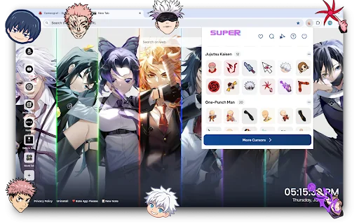 Anime Cursor ডাউনলোড করুন – Chrome এর জন্য সেরা অ্যানিমে কার্সার - Screenshot 2