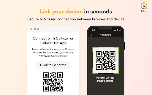 Quick Call by Callyzer ডাউনলোড করুন – ব্রাউজার থেকে সরাসরি কল করুন - Screenshot 4