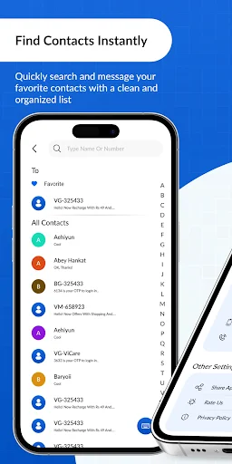 Messages – SMS & Chat Manager ডাউনলোড করুন – নিরাপদ মেসেজিং অ্যাপ - Screenshot 4